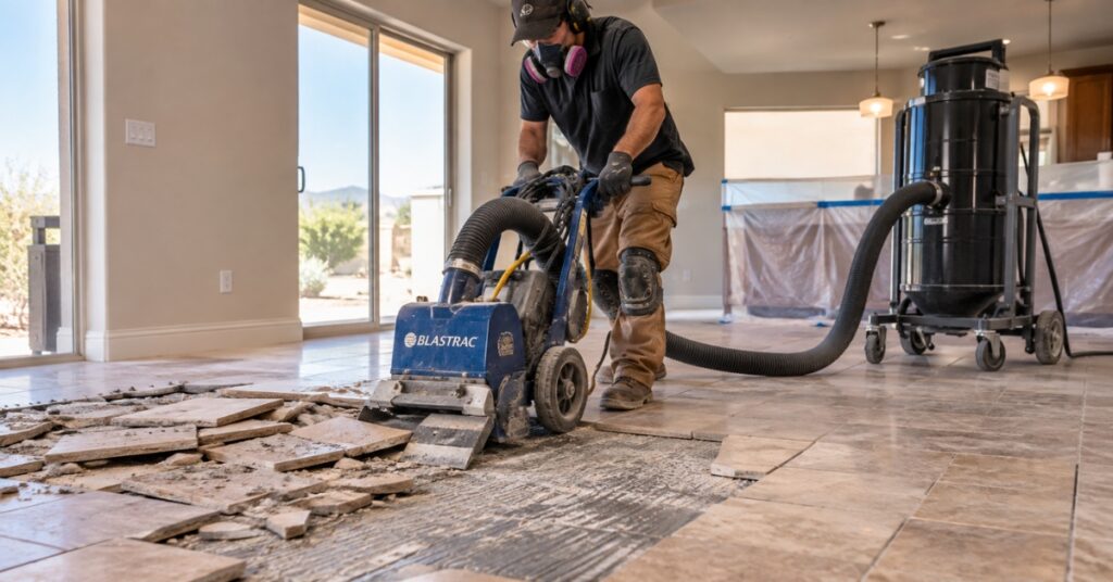 Why Dustless Floor Demolition Matters Before New Flooring Goes In